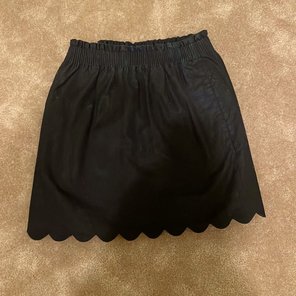 Black scalloped skirt from J Crew!